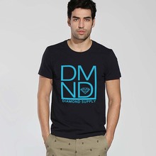 Summer Fashion Diamond Supply Co Men’s t shirts Black white Cool diamond supply tshirt Unique Design Short Sleeve Man Top Shirts