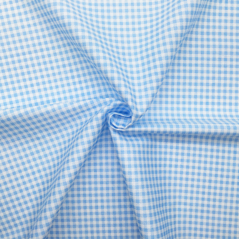 Blue White Plaid Cotton Fabric 50cmx160cm/piece Quilting Sewing Tecidos Patchwork Half Meter Bedding Clothing Sheet Toys Diy