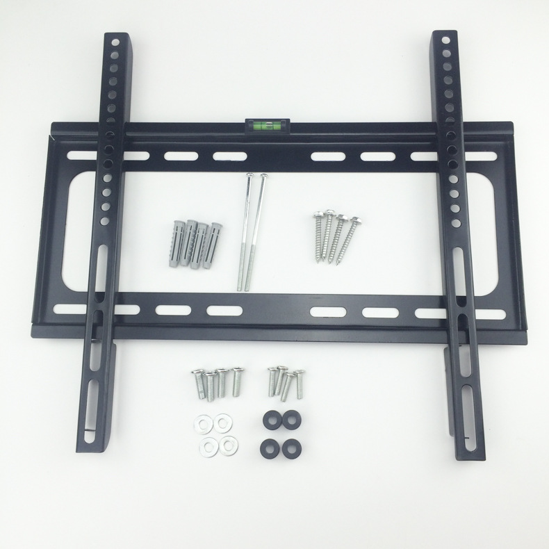 Adjustable TV Wall Bracket Good Quality For 26'' To 55'' HDTV Flat Panel Television Hanger Black Color Metal Mount