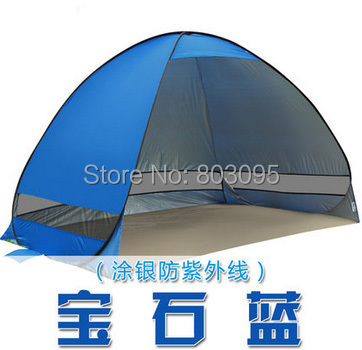 High Quality Automatic UV Beach Tent Fishing Tent 2-3 Person Single Layer Tent
