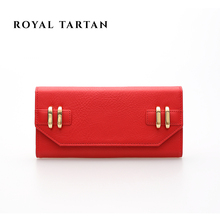 ROYAL TARTAN female carteira 2016 brand clutch bag fashion long wallet luxury women genuine leather wallets designer purses bags