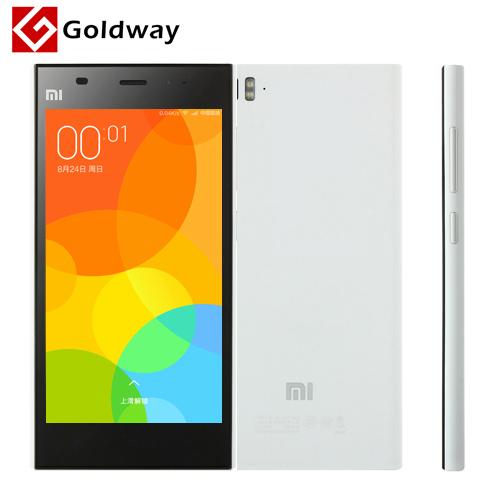  Xiaomi Mi3 M3 Snapdragon800    2    16  ROM 5  1920 x 1080 P 13MP Android 4.4 MIUI 6 Goldway