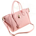 fashion handbags retro candy colored casual laptop bag big European and American style shoulder bag platinum