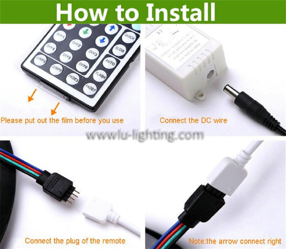 how to connect led strip