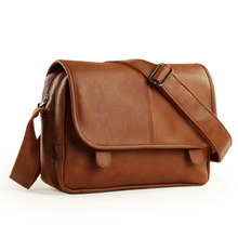 Men Casual Briefcase Business Shoulder Pu Leather Bag Men Messenger Bag Travel School Handbag Bag trip Crossbody Bag Satchel