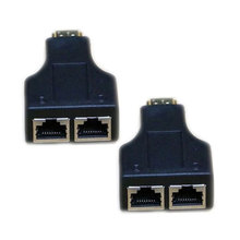 100 Feet HDMI Dual RJ45 CAT5E CAT6 UTP LAN Ethernet HDMI Extender Repeater 1080P For HDTV HDPC PS3 STB