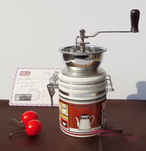 Practical type ceramic canister hand grinder grinding machine household manual coffee beans 015