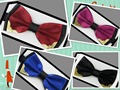 New Arrival Formal Commercial Solid Color Neckties Prom Metal Bow Tie for Man British Style Cravat