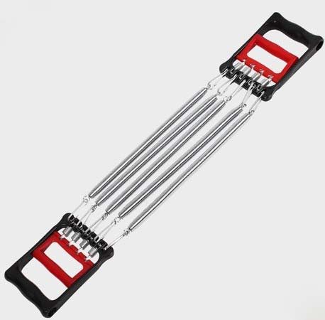 Man stainless steel carbon resistance bands Chest exercise extenseur spring exerciser Indoor fitness equipment