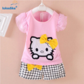 Baby Girl Clothes Summer 2016 New Kids Girls Clothes Hello Kitty Toddler Girl Clothing Children Clothing