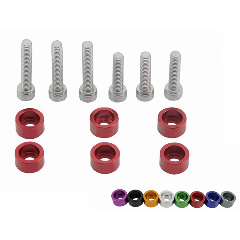 Racing JDM VTEC Solenoid 6mm Cup Washer Kit Fender Washer for font b Honda b font