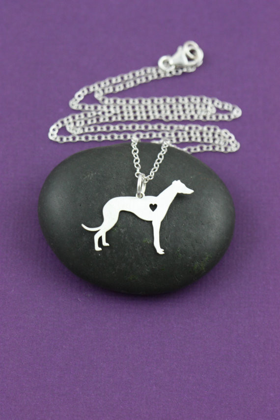 SALE - Greyhound Necklace Dog Pendant Dog Jewelry Dog Breed Pet Jewelry Personalized Pets Dog Memorial Gift Breeder Gift