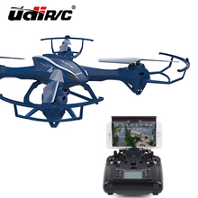 2016 New Arrival Support 3D VR Oversized UDI 818S Wifi-Real-Time Drone With 2.0MP HD Camera Quadcopter Bao Blue Color