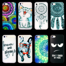 2015 Fashion Cat Dog Elephant Animal Print Glow In The Dark Fluorescence Back Cover Phone Case For Iphone 4 4s Wholesale