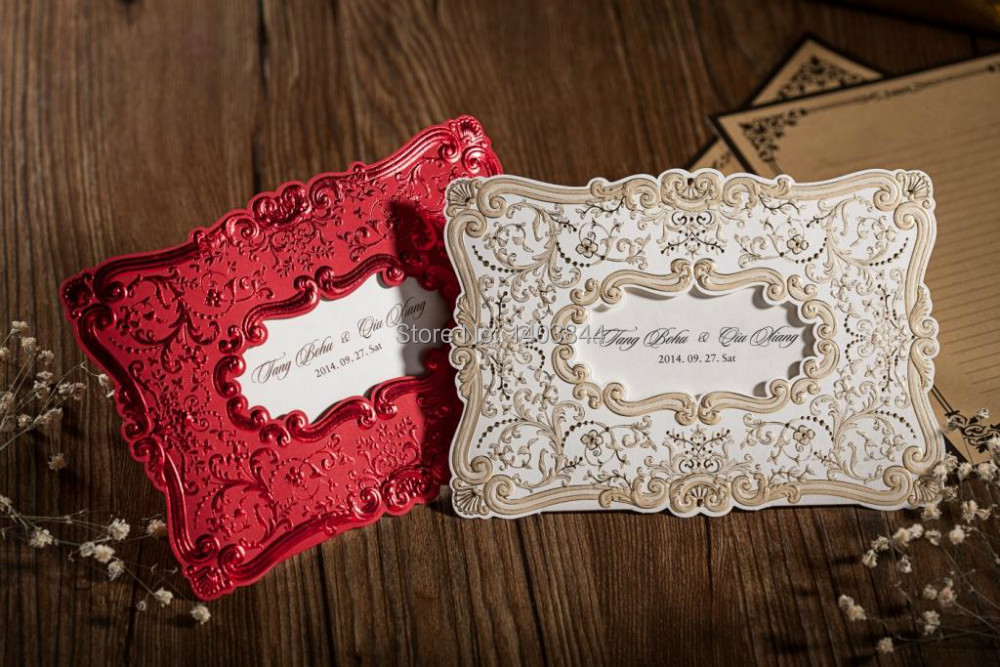 Wedding invitation cards names