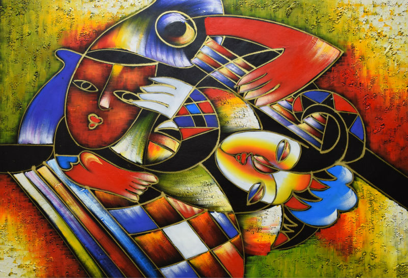 Picasso canvas schilderijen koop goedkope picasso canvas ... Modern woonkamer schilderij