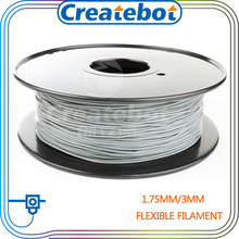 Gray color flexible filament 3mm alibaba hot sale 1.75mm 3mm filamentos 3d flexible