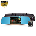 Full HD Car Dvr Digital Video Recorder Auto Rear view Dual Lens Camera Rearview Mirror Vehicle