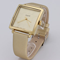 Lady Women s Watch Japan Quartz Hours Clock Fine Fashion Dress Bracelet Band Leather Simple Square