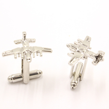 Star Wars empire cufflinks galactic empire enthusiasts plane shirt cuff button cuff links silver plated jewelry brand