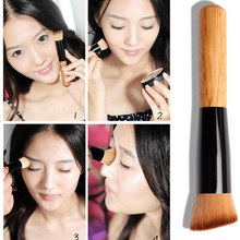 1 PCS High Quality Powder Brush Wooden Handle Multi Function Blush Brush Mask Brush Foundation Makeup