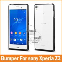 New Luxury Aluminum Metal Bumper Celular For Sony Xperia Z3 Case Ultra Thin Compact Bumper Frame Mobile Phone Bags Accessories