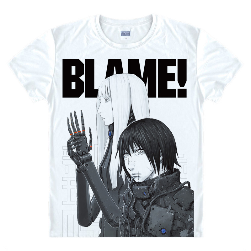 BLAME T shirts kawaii Japanese Anime t shirt Manga Shirt Cute Cartoon Killy Cosplay shirts 45662208358