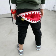 Baby Kids Boys Girls Chic Zipper Casual Harem Pants Sport Loose Trousers