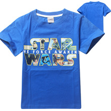 Monya quality 4 12y Boys T Shirt 2016 Hot STAR WARS Summer Style Short Sleeve Boys