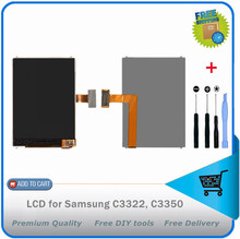 NEW LCD for Samsung C3322, C3350 Cell Phone LCD display Digitizer Screen Replacement without touch + DIY tools Free Shipping