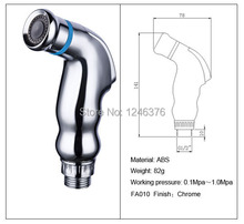 Free shipping new arrival high quality ABS chrome Toilet Hand Held Bidet Shattaf Cloth Diaper Sprayer—YH-PT72