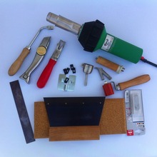 Best selling vinly floor welder and install tool kits with newest plastic rod trowel knife hot