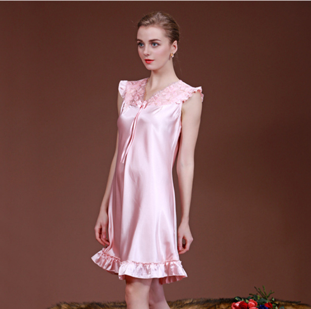 Popular Plus Size Satin Nightgowns Buy Cheap Plus Size Satin Nightgowns