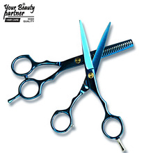 Professional salon hair scissors cutting 5.5 inch professional haircutting shears and thinning scissores set free shipping