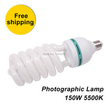 High Quality E27 5500K CFL Photography Lighting Video Bulb Daylight Balanced Energy Saving fluorescent Lamp photo studio