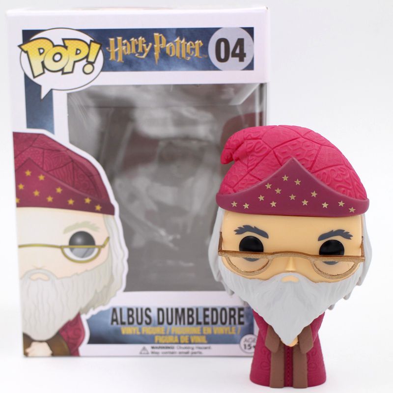 Original Funko POP Vinyl Action Figure Harry Potter Albus Dumbledore Doll Hot Movie Collectible Decoration Toy with Original Box