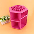 1Pcs New Style 360 degree Brush Holder Jewelry Organizer Boxes Makeup Cosmetic Storage Box Case