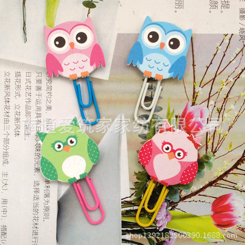 1pcs Paper Clips Owl Shaped Metal Cute Bookmark Decor for Wedding Gift. 1pcs Paper Clips Owl Shaped Metal Cute Bookmark Decor for Wedding Gift.