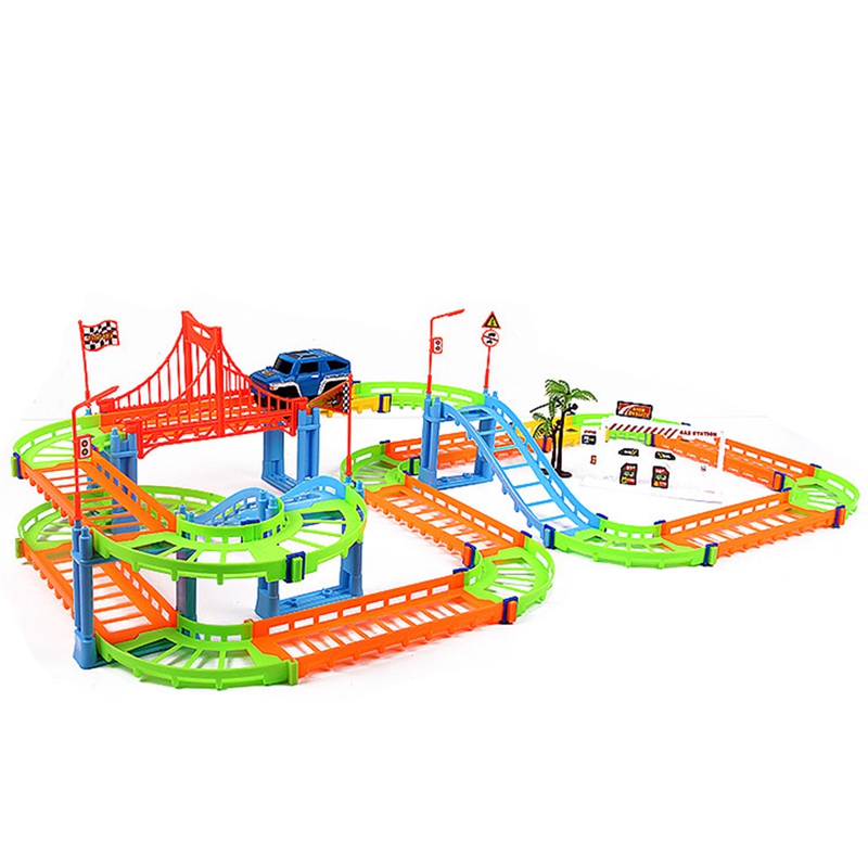 small roller coaster toy