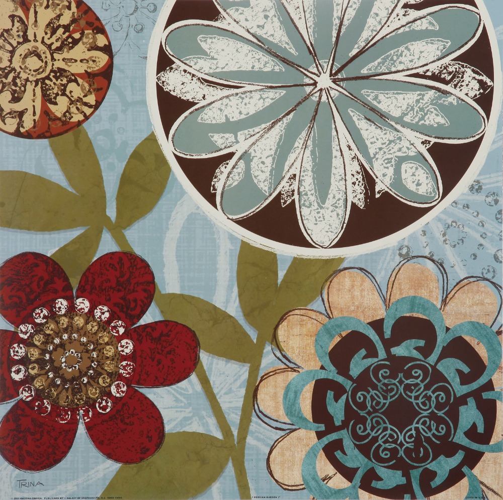 Aliexpress.com: acheter bleu clair vintage floral illustration ...