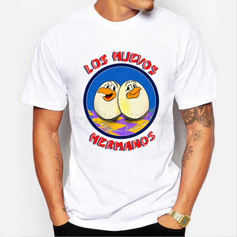 Men s Fashion Breaking Bad Shirt 2015 LOS POLLOS Hermanos T Shirt Chicken Brothers Short Sleeve