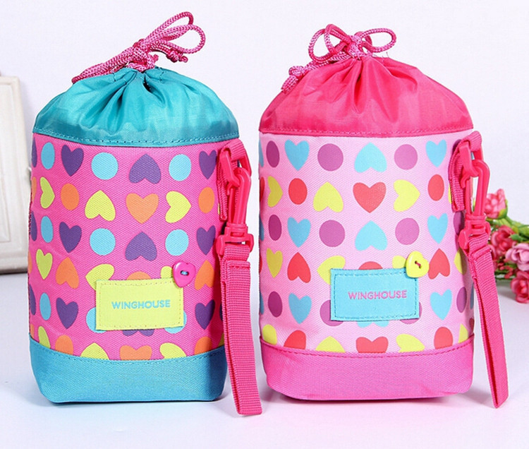 Cute Children School Water Bottle Cover Baby Feeding Insulation Bags Infant Thermos Baby Feeding Bottle Bag Fresh Food Lunch Bag (5)