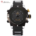 Luxury Brand Goblin Shark Sport Watch Men Relogio Masculino 3D Design Silicone Band LED Digital Black