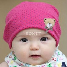 2015 Fashion New Cute Baby Hat Newborn Infant Toddler Girl Boy Baby Cap Cute Polka Dot