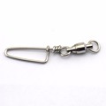 10Pcs lot Fishing Swivels Snap Rolling Swivel Connector Ball Bearing Curve Type Pin Stainless Steel Fishing