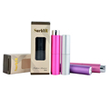 SurbYR 8ML Mini Portable Aluminum Telescop Refillable Perfume Bottle With Atomizer Empty Parfum Case With Gift