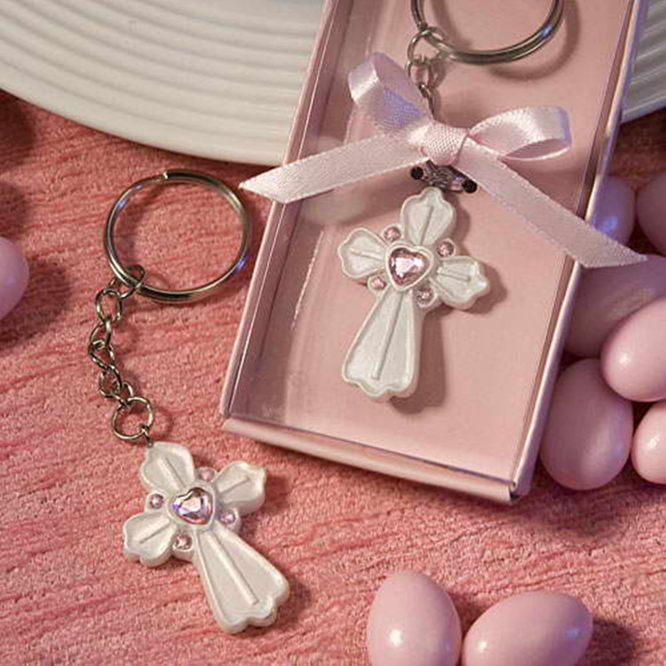 cross keychain favors wholesale