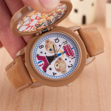 Recién llegado de cuarzo masculino relogio, mujeres oso encantador del reloj digital. alta calidad de los niños de la historieta del reloj de pulsera