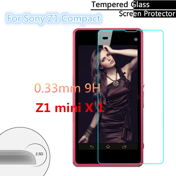 0 3mm 2 5D For Sony Xperia Z1 Mini Compact M51W Premium Tempered Glass Anti shatter