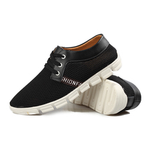 2015 new men s Fashion breathable mesh shoes Casual sneakers Suede leather beach sandals mf 5385